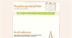 Desktop Screenshot of physiotherapie-baerbel-roth.de